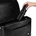 ECOSUSI Pencil Case Pencil Pouch Pen Bag PU Leather Pouch Roll Up Purse for Work, Office, Black