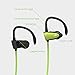 Monstercube Bluetooth Headphones Wireless Phoenix In Ear Earphones with Mic Stereo Sports Sweatproof Earbuds for Running, Gym, Yoga(Bluetooth 4.1, Secure Ear Hooks Design, 6 Hours Play)-Green