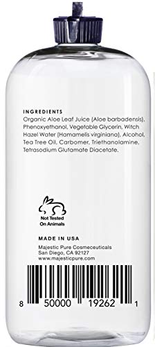 Callus Remover for Feet by Majestic Pure - Gel with Tea Tree Oil for Corn and Callus - Moisturizes & Hydrates Toughened & Dry Skin, Removes Dead Skin, 8.8 fl. oz.