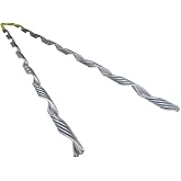 Fehr 1/4" Galvanized PLP Tree-Grip Dead Ends (Yellow) (4)