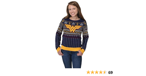 wonder woman ugly sweater