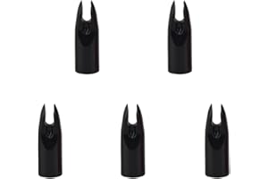 ZSHJGJR ZSHJG 50 Pack Archery Arrow Nock Glue On 7mm Arrow Shaft for DIY Hunting Arrows Recurve Bow Compound Bow