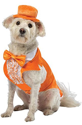 Rasta Imposta Dumb and Dumber Lloyd Orange Tuxedo Dog Costume
