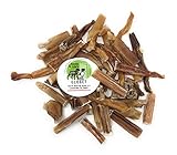 Sancho & Lola's Odor-Free Bully Bites for Dogs - 1.25 LB Rawhide-Free High-Protein Beef Pizzle Dog Chews Made in USA