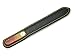 GERMANIKURE Crystal Glass Cuticle Stick & Orange Nail File Set in Suede Sleeves – Handmade in Czech Republic – Professional Manicure Supplies – Cuticle Pusher, Callus Remover - Ideal Nail Care Gift