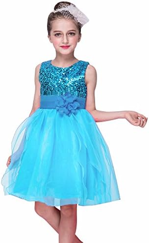 Girls Princess Party Cosplay Costume Ball Gown Pageant Long Dress up Maxi Dresses 2-8 Years