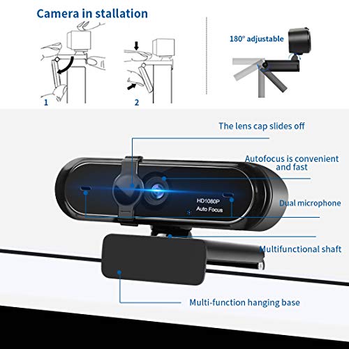 Autofocus-Webcam-with-Microphone-Privacy-Cover1080P-HD-USB-Plug-and-Play-Web-Cammera-for-Desktop-PC-LaptopSuit-for-Video-StreamingZoom-ConferenceGamingOnline-Classes
