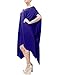 NE PEOPLE Womens Wide Round Neck Poncho Kaftan Maxi Handkerchief Hem Dress S-3XL