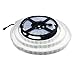 Alarmpore 16.4FT Double Row 5050 SMD 5M 600LEDs RGB Flexible LED Strip Rope Tape Lights 120LEDs/M 600LEDs/Roll Tube Waterproof String Light 12V DC for Indoor and Outdoor Use