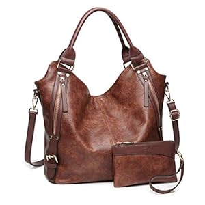 Women Tote Bag Handbags PU Leather Fashion Hobo Shoulder Bags with Adjustable Shoulder Strap