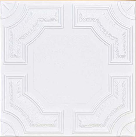 Plain White Decorative Ceiling Tiles Inc A La Maison Ceilings
