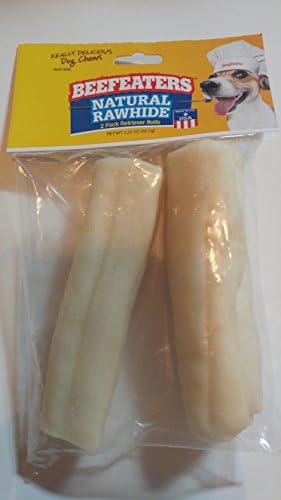 BEEFEATERS NATURAL RAWHIDE 2-PK Retriever Rolls