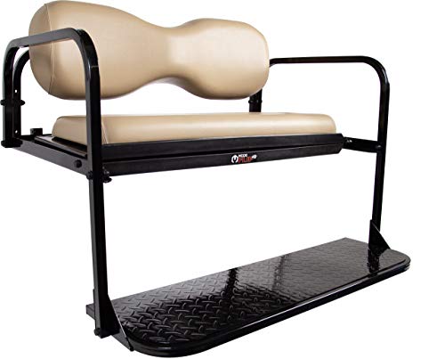 MODZ Flip4 Club Car Precedent Golf Cart Rear Seat Kit – Beige