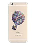iPhone 6 Case, DECO FAIRY® Protective Case Bumper[Scratch-Resistant] [Perfect Fit] Translucent Silicone Clear Case Gel Cover for Apple iPhone 6 (Balloon House iPhone 6 4.7)