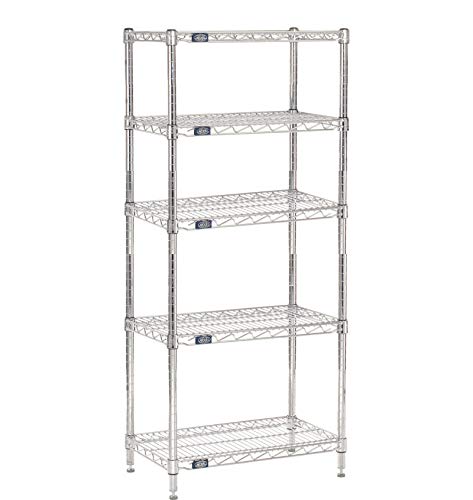 Photo 1 of ************MISSING 1 OF THE POSTS**************
Nexel Adjustable Wire Shelving Unit