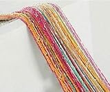 Kuou Glitter Retro Tassel Door Curtain 100x200cm Fly Insect Screen view 3