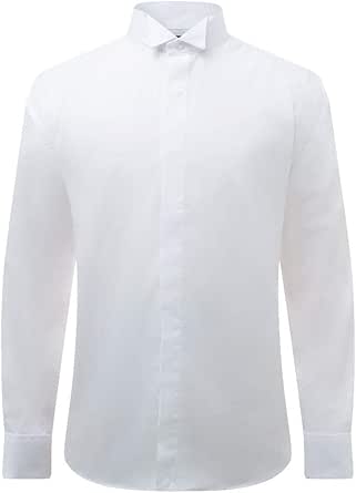 plain white collared shirt