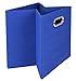 Modern Littles Bold Folding Storage Bin, Solid Blue
