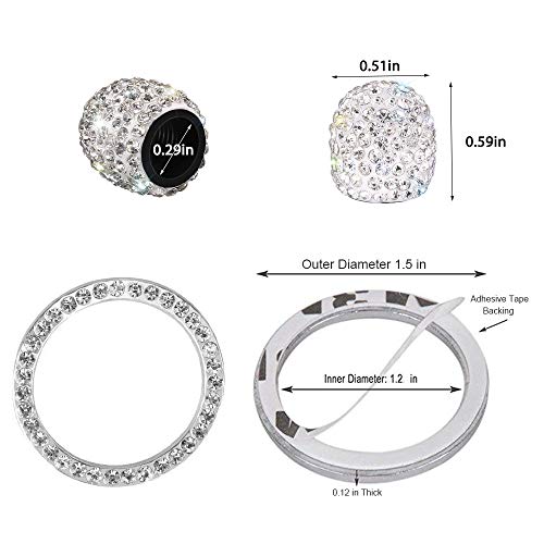 1 Crystal+Rhinestone+Universal+Sticker+Ignition