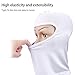 Lucco Balaclava Face Mask, Bike Motorcycle Helmet Neck Winter Hat Windproof Face Mask Full Face Ski Mask Driving Sport Mask-White …