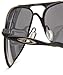 Oakley Men's OO4060 Crosshair Aviator Sunglasses, Matte Black/Black Iridium, 61 mm