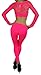 ToBeInStyle Women's Footless Elastic Leggings - One Size - Neon Pink