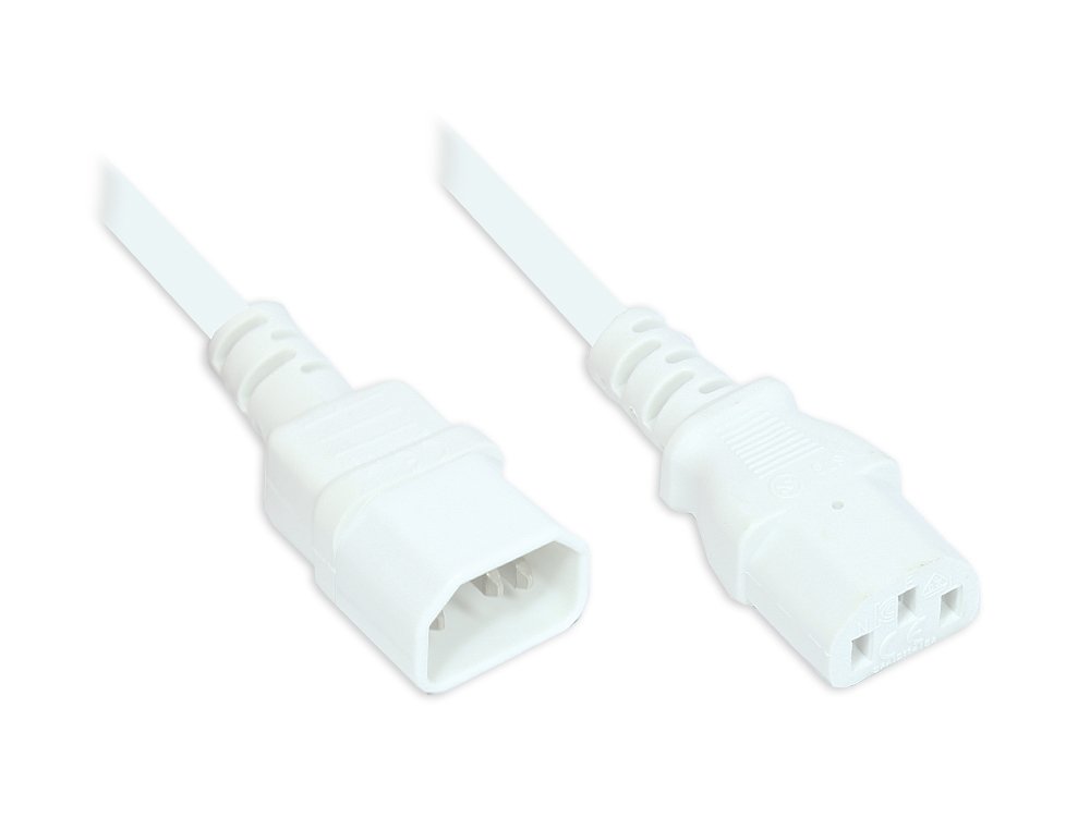 Good Connections® cold-device extension C14 to C13 - IEC cold-device socket