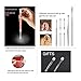 Stainless Steel Ear Pick+ LED Earwax Removal Tool Kit 5-Pack with Storage Box for Man Women and Kids