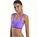 YAHA Women's Sports Bra Racerback Yoga Workout Bra - Front Zip Closure