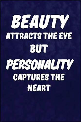 Buy Beauty Attracts The Eye But Personality Captures The Heart