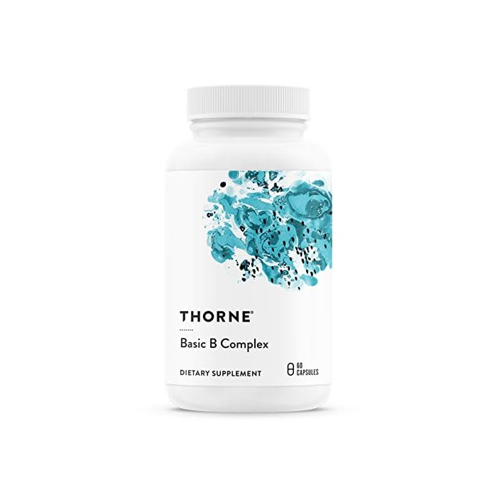 Thorne Research - Basic B Complex - B Vitamins in Their Active Forms - 60 Capsules