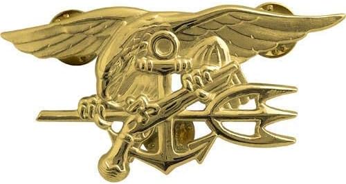 GENUINE US Military Issue US Navy Seals Special Warfare Trident-GSA Item Sold in US Navy Excange Stores