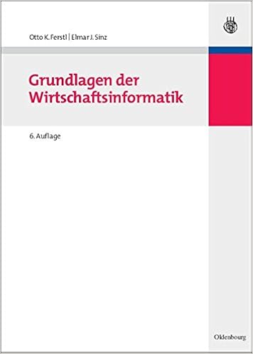 Grundlagen Der Wirtschaftsinformatik Amazon De Ferstl Otto K Sinz Elmar J Bucher