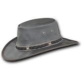 Barmah Hats Crackle Kangaroo Leather Hat - Item 1018