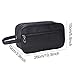 iSuperb® Toiletry Bag Travel Organizer Classy Waterproof Portable Wash Gym Shaving Bag for Men 10x6x4inch(Black)