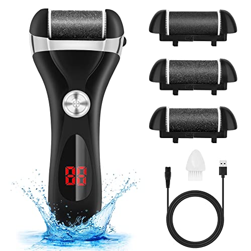 Electric Foot Callus Remover Kit, Elmchee Rechargeable Pedicure Tools ...