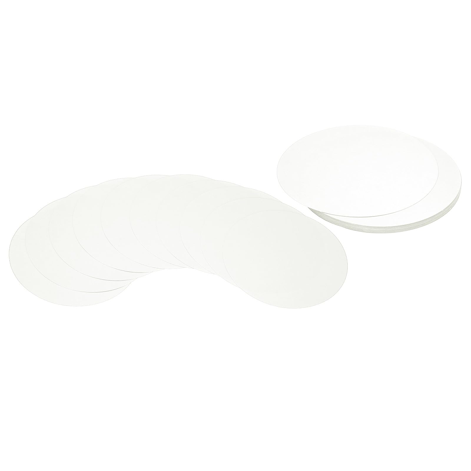 PATIKIL 8inch Circle Card Stock, 25Pcs Round Shape Cutouts Paper Thick Cardstock Coaster for DIY Craft Projects Classroom Bulletin Board Decor, White