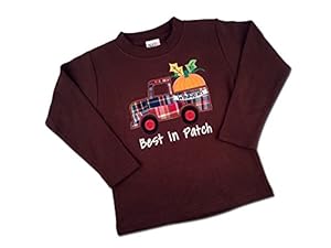 Thanksgiving Pumpkin Shirt for Little Boys