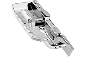 HONEYSEW 1/4'' Quilting Patchwork Sewing Machine Presser Foot with Edge Guide - Fits All Low Shank Snap-On Singer, Brother, B