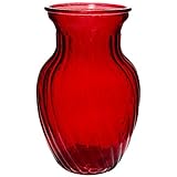 Royal Imports Flower Bunch Glass Vase Decorative Centerpiece Home Wedding - Swirl Style - 8