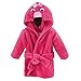 Hudson Baby Unisex Baby Plush Animal Face Bathrobe, Flamingo, 0-9 Months
