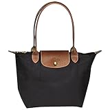 Longchampag Le Pliage Large Shoulder Tote Bag Black