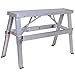 Goplus® Adjustable Tool Professional Aluminum Drywall Bench Walk-Up 18