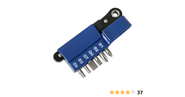 Laser 2562 - Juego de puntas para llave de carraca mini (8 piezas)