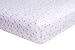 Frenchie Mini Couture Fitted Crib Sheets 100% Woven Cotton Fits Toddler Mattress, Pink Stars, 28 x 52inx8in, 2-Pack