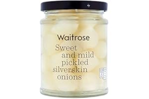 Pickled Silverskin Onions Waitrose 280g