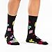 Sock It To Me Joining Elements Men's Crew Socks,Black,One Size