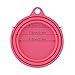 Roysili 3 Pack Dog Cat Food Can Cover, BPA Free Silicone Pet Can Cover for Multiple Sizes Dishwasher Safe Can Food Lids Blue + Green + Pink