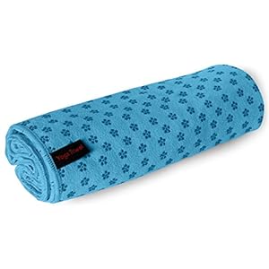 LUPO Non Slip Yoga Mat Towel – Super Soft, Sweat Absorbent for Bikram Hot Yoga + Pilates