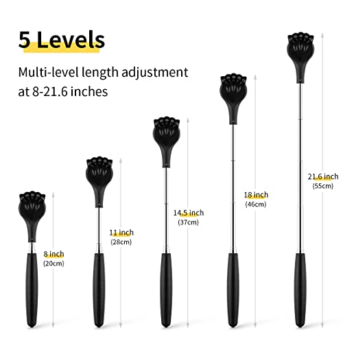 Back Scratcher,Retractable Back Scratcher cat rake Back Scratcher for Adults Women Men